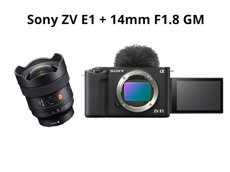 Sony zv e1 + 14mm f1.8 gm