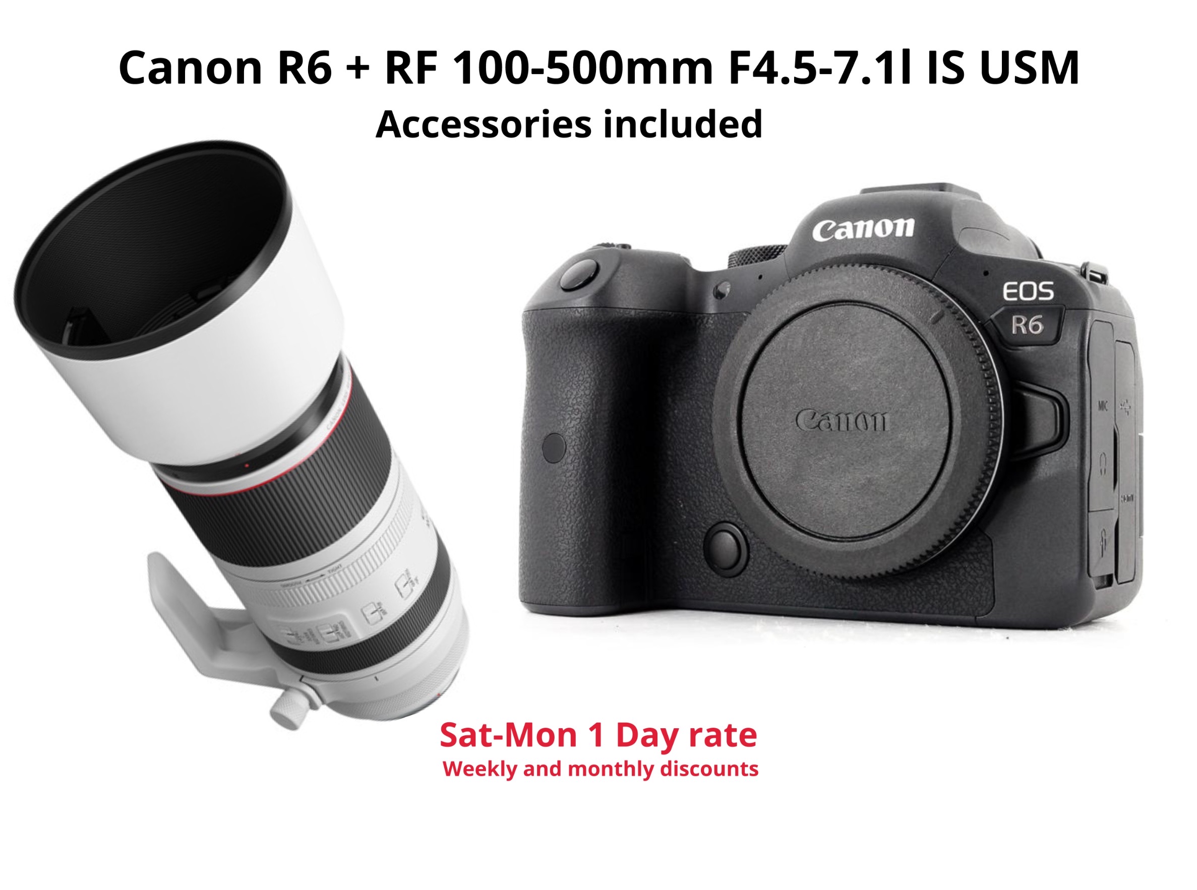 Canon r6 + rf 100-500mm f4.5-7.1 