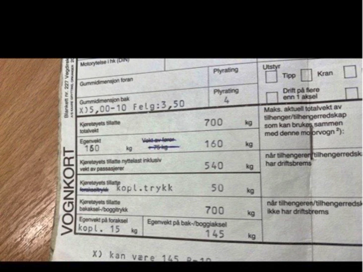 Liten henger kan kjøres med elbil