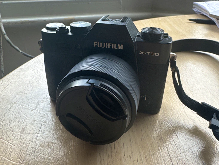 Fuji-film x-t30ii digital camera with xc 15-45mm lens