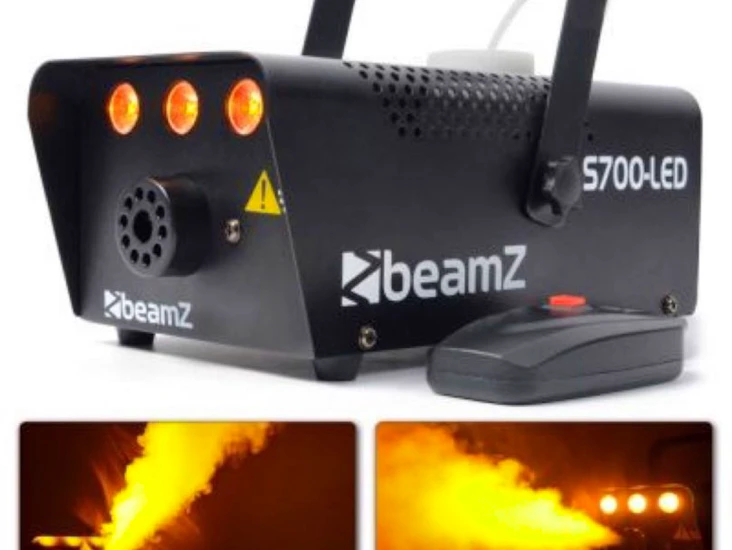 Rökmaskin med led lampor