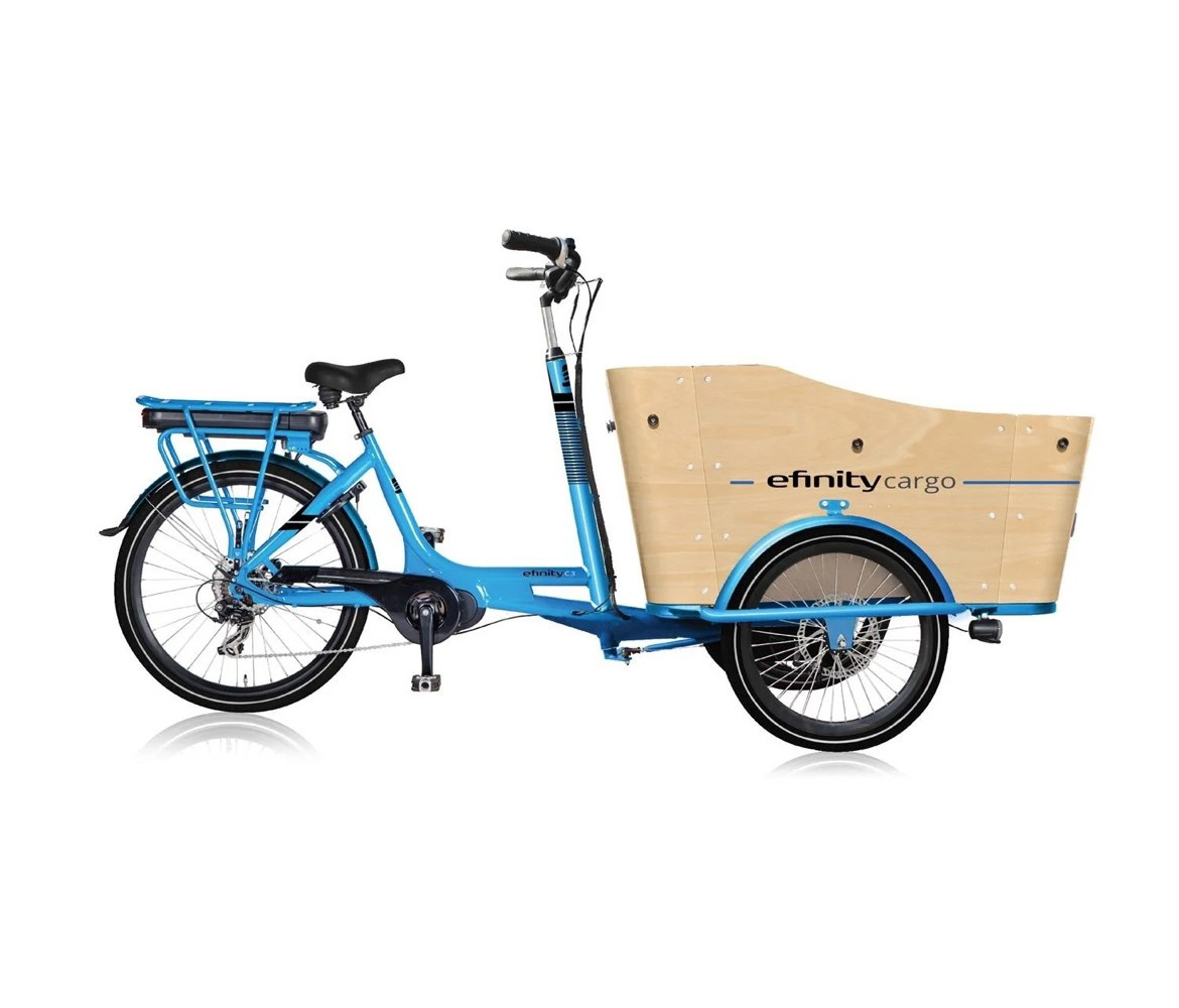 Elektrisk lastesykkel med plass til 1-4 barn