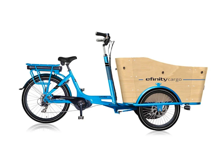 Elektrisk lastesykkel med plass til 1-4 barn