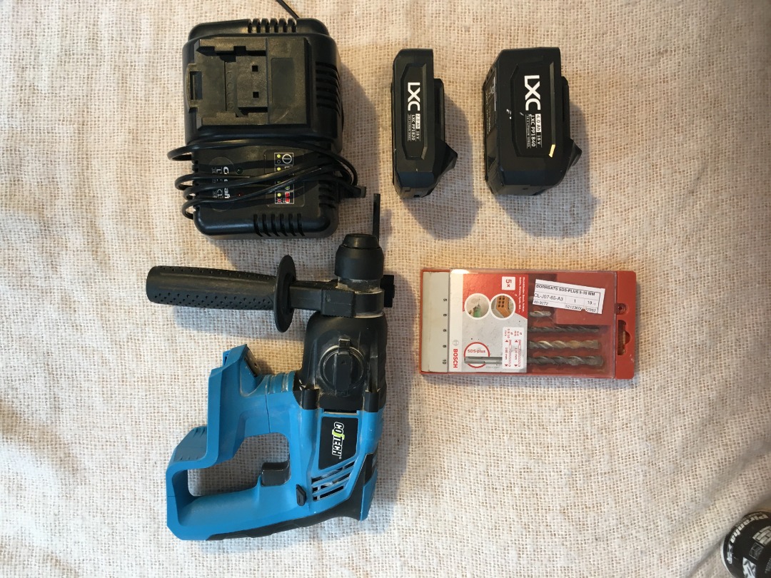 Borrhammare - cocraft lxc - batteridriven