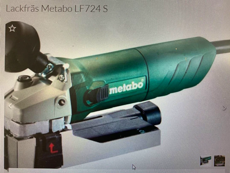 Lackfräs metabo lf724s