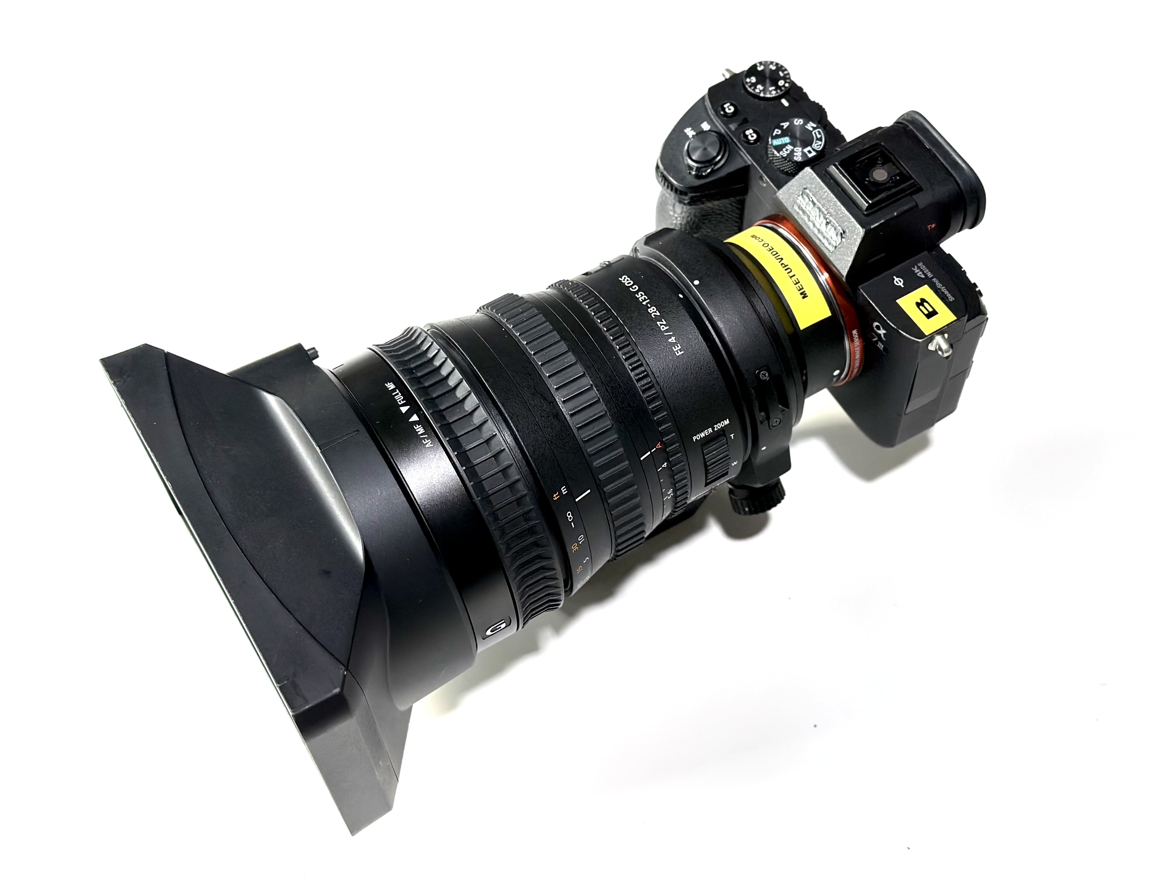 Sony a7 iii + fe pz 28-135 f4 g oss lens (a73 photo camera a7iii) (b)