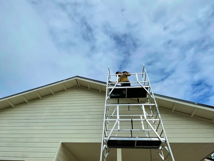 Rakennusteline / työskentelykorkeus 7m