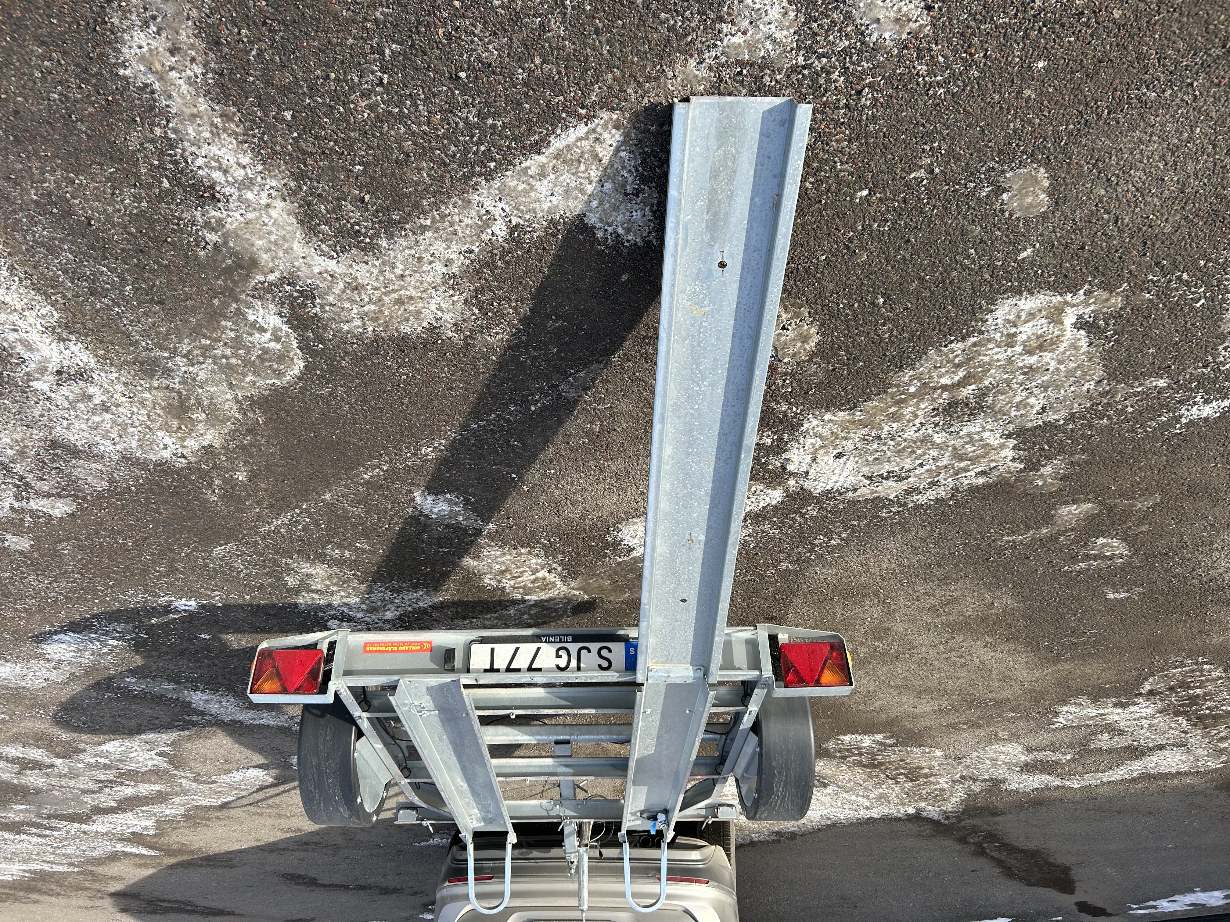 Mc släp mc trailer 750kg 80km/h vinterhjul 