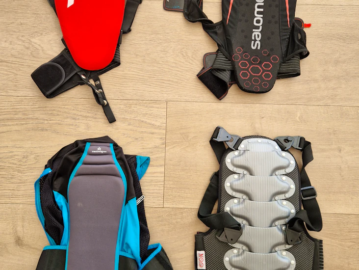 Rygskjold i flere størrelser