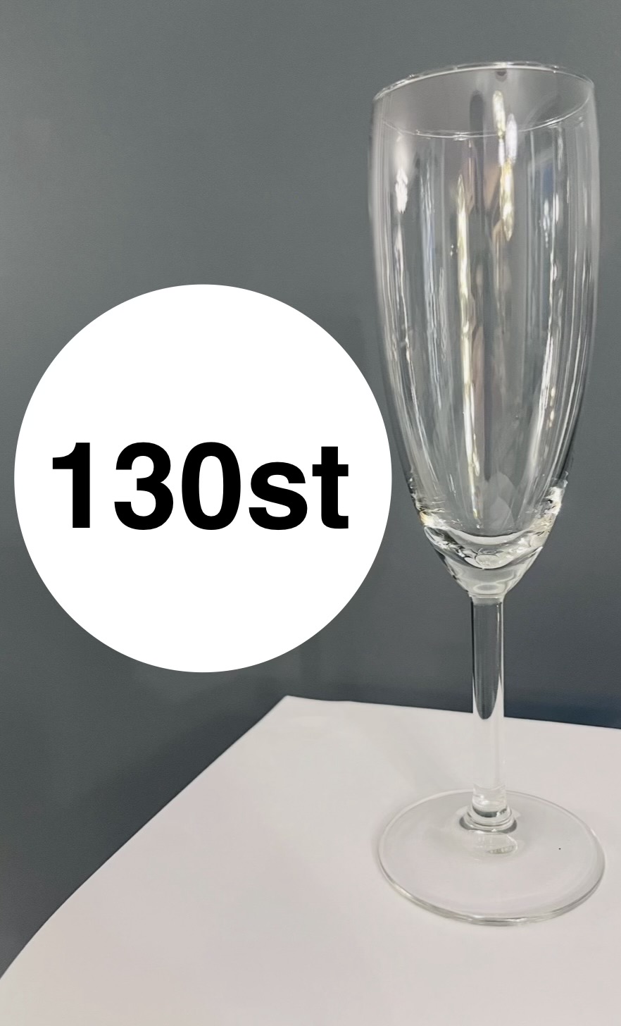 130 st champagneglas 21 cl 