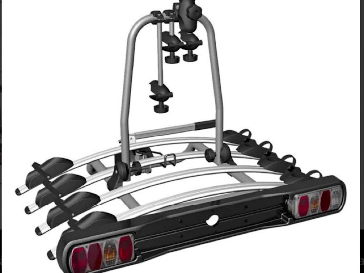 Cykelhållare låsbar 4 cyklar, vipp funktion