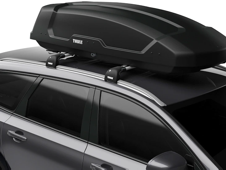 Takbox med en räcke