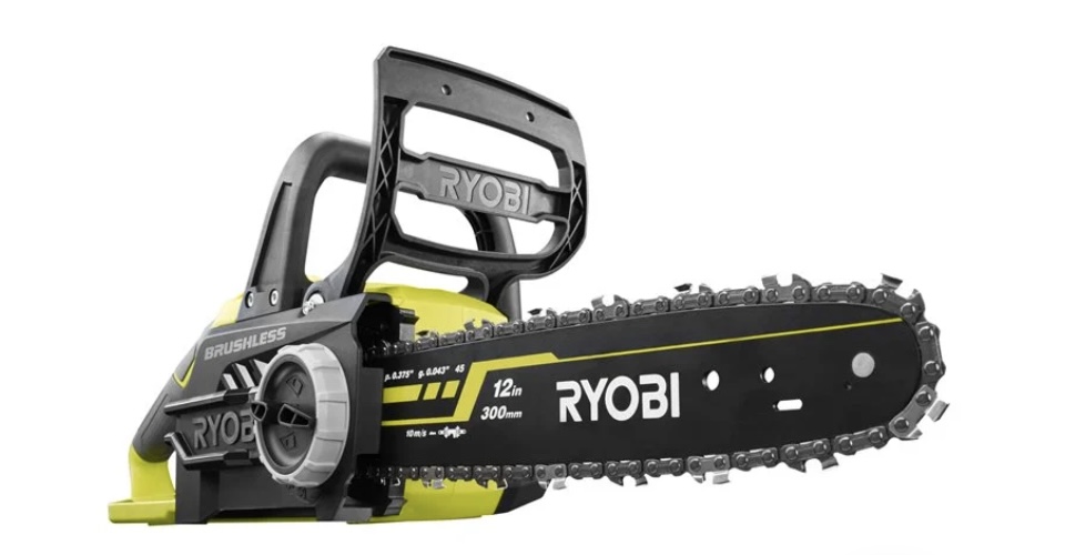 Komplett sett med ryobi motorsag
