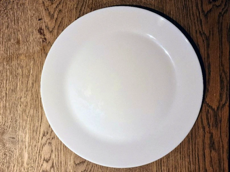 1-35 st vita tallrikar