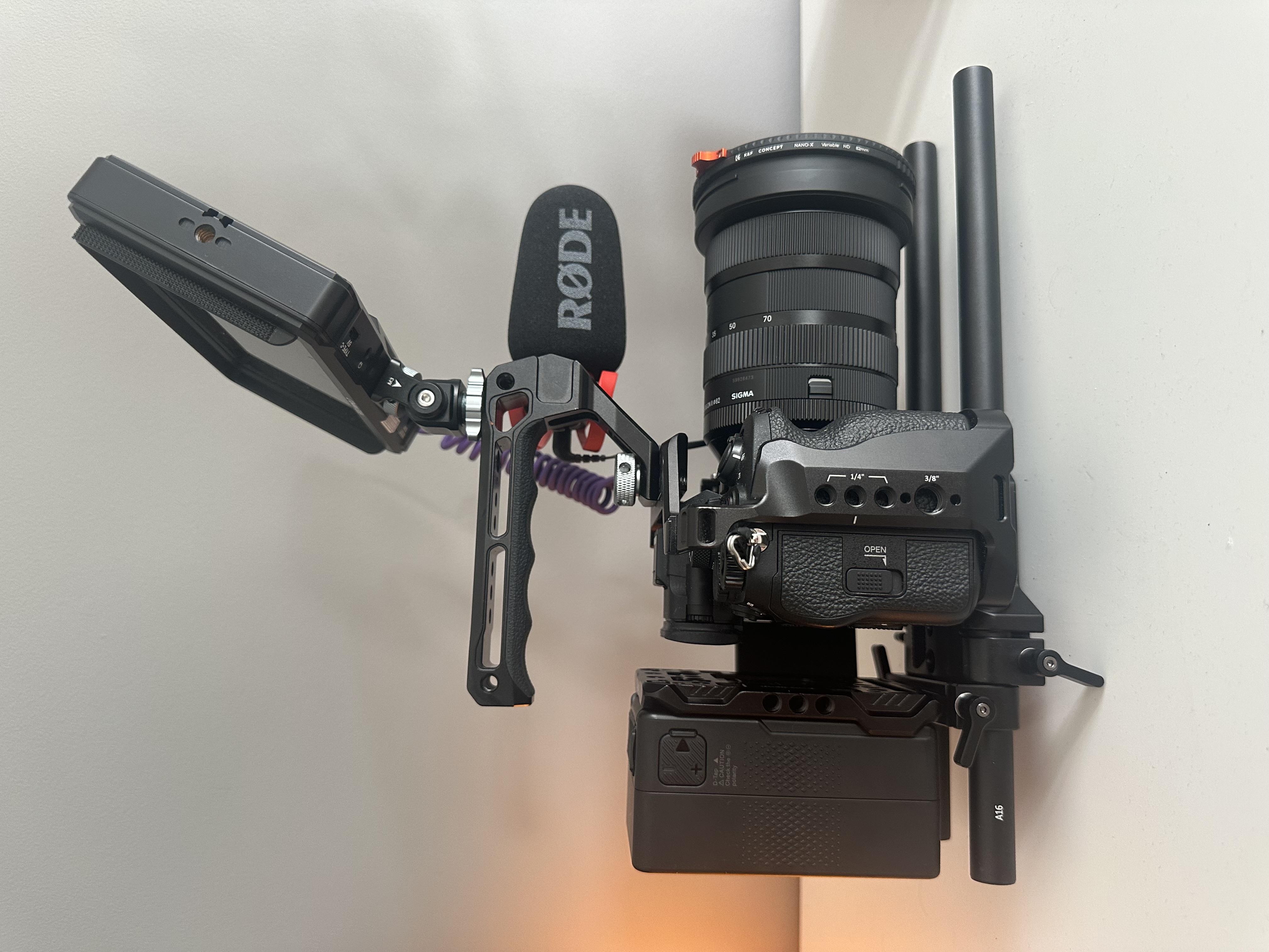 Sony a7iv video rig