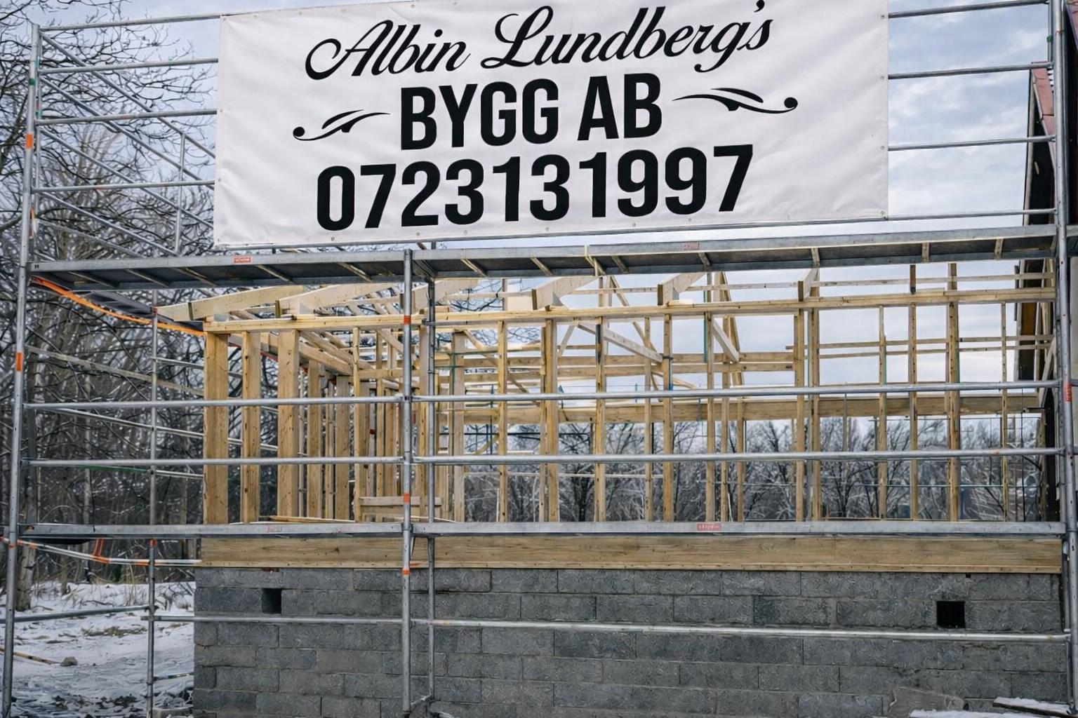 Byggställning uthyres! 