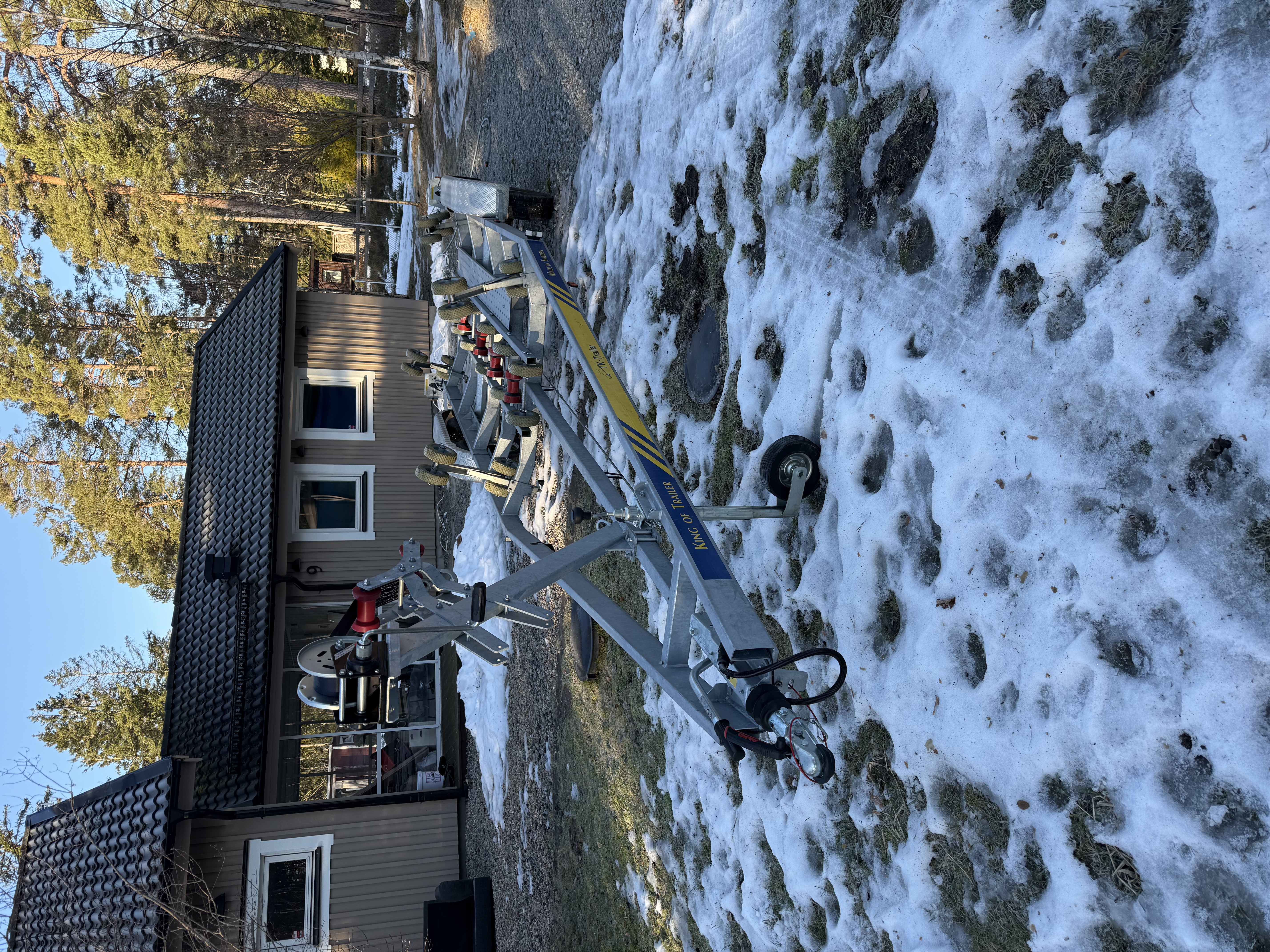 Ny tk-trailer bv2700b båtvagn – 2700 kg – 80 km/h version – stabil och professionell