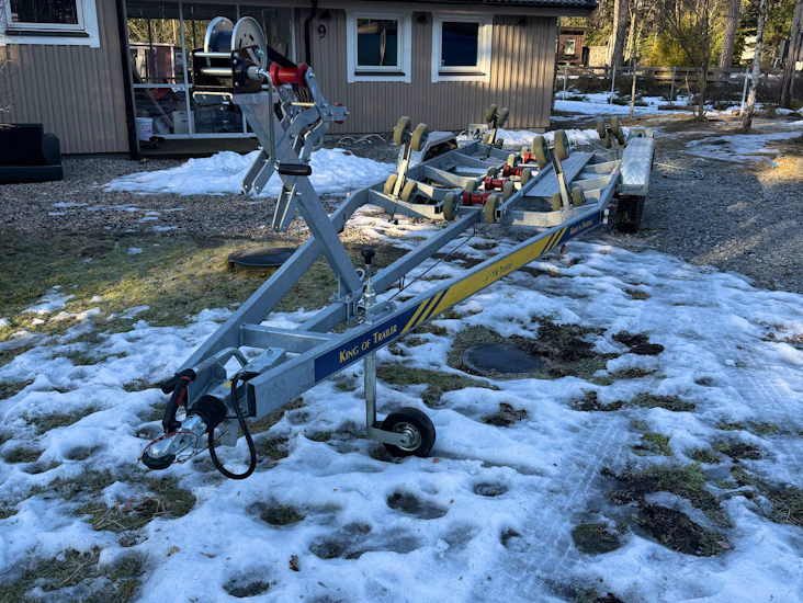 Ny tk-trailer bv2700b båtvagn – 2700 kg – 80 km/h version – stabil och professionell