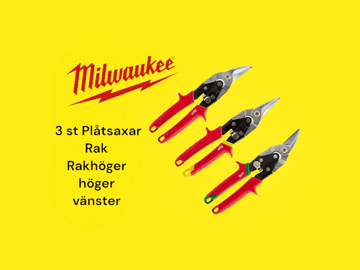 Plåtsax höger/vänster/rak proffs