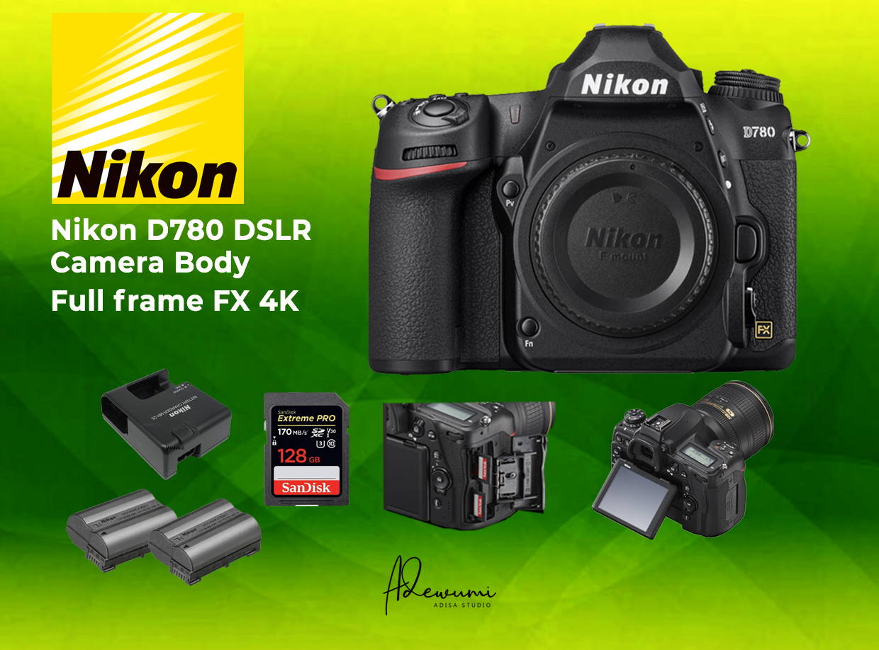 New nikon d780  full frame fx 4k video recording