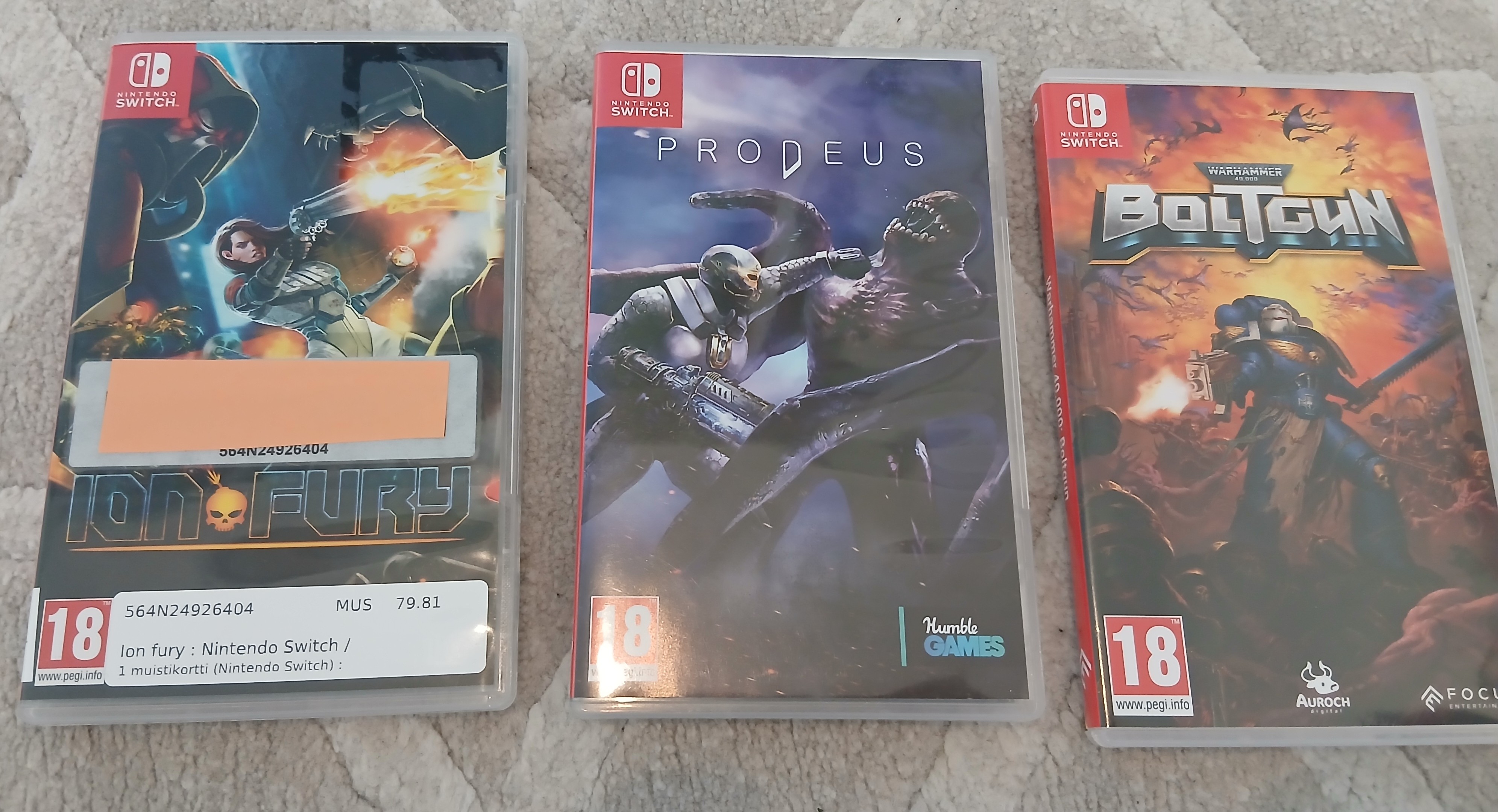 3 nintendo switch peliä: boomer shootereita