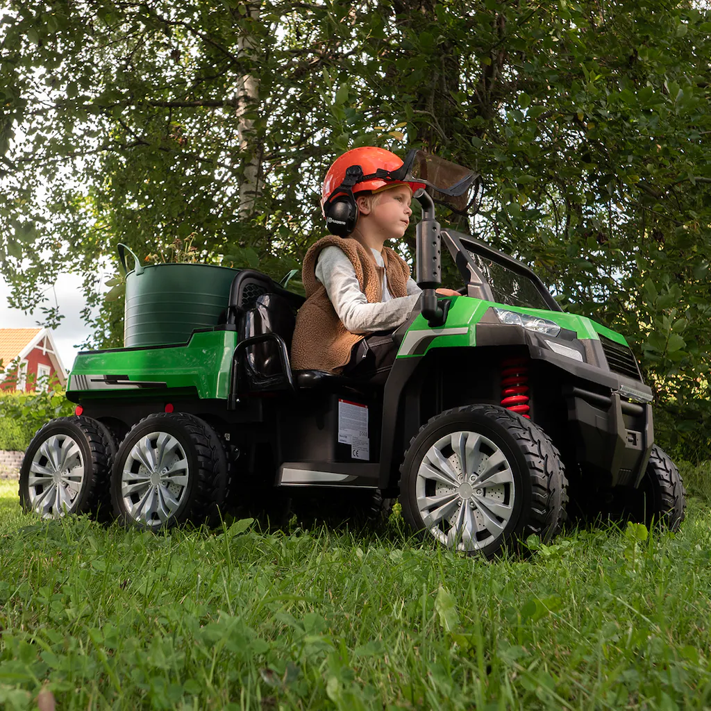 Elektrisk lekebil "traktor/truckster" for barn