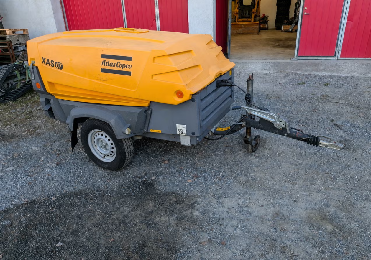 Kompressor og borhammer