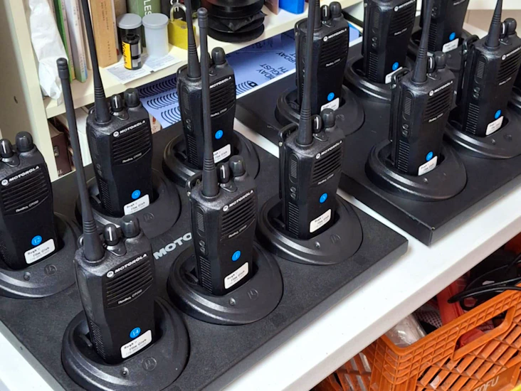 Motorola cp200 walkie talkies