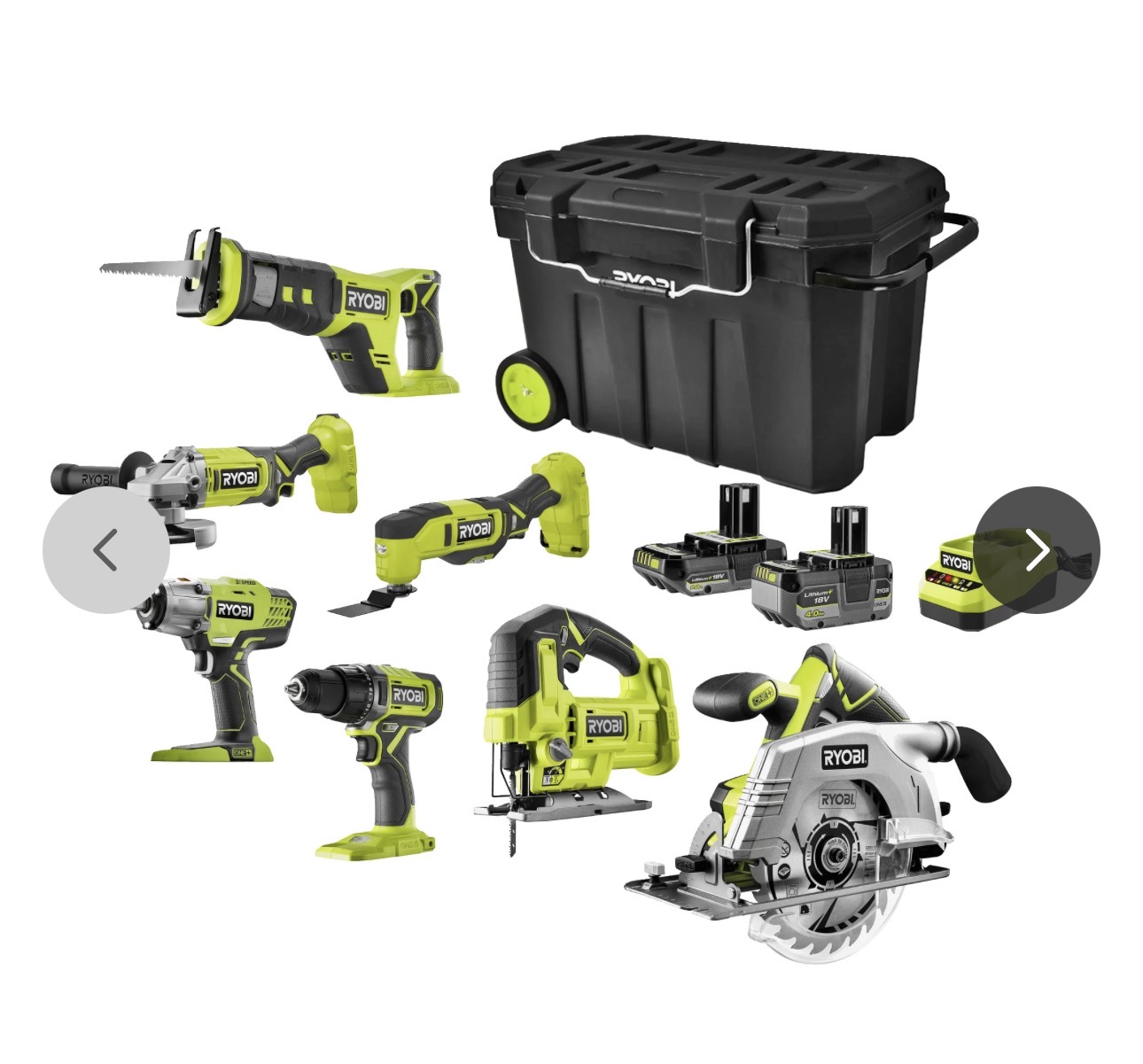 Verktøy pakke fra ryobi
