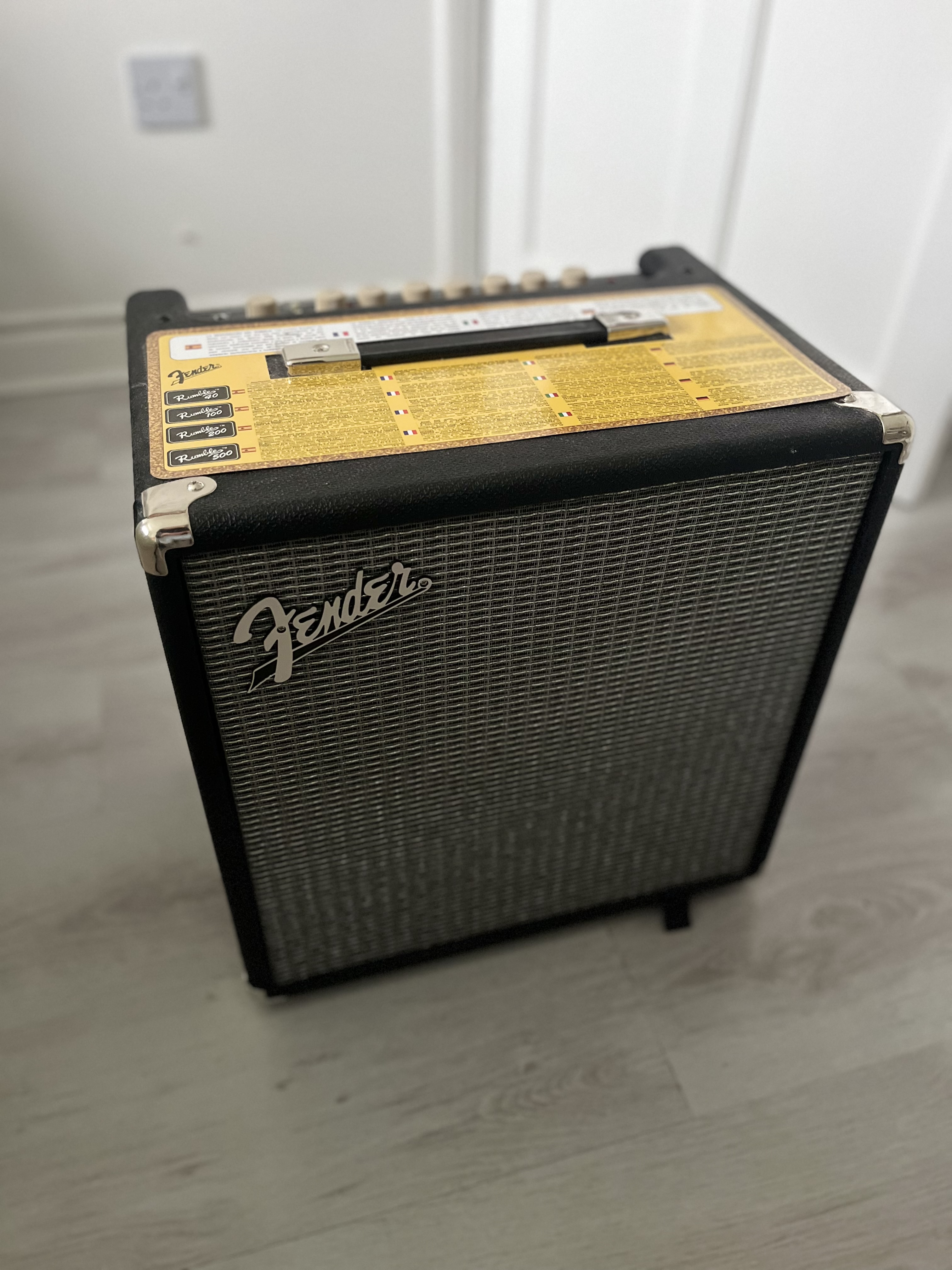 Fender rumble bass amp