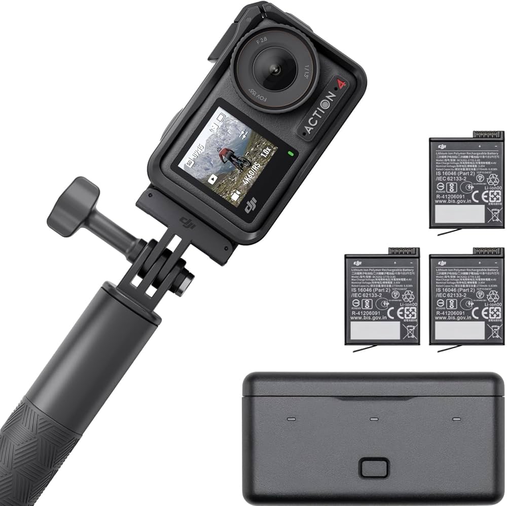 Dji osmo action 4 adventure combo – 4k action camera