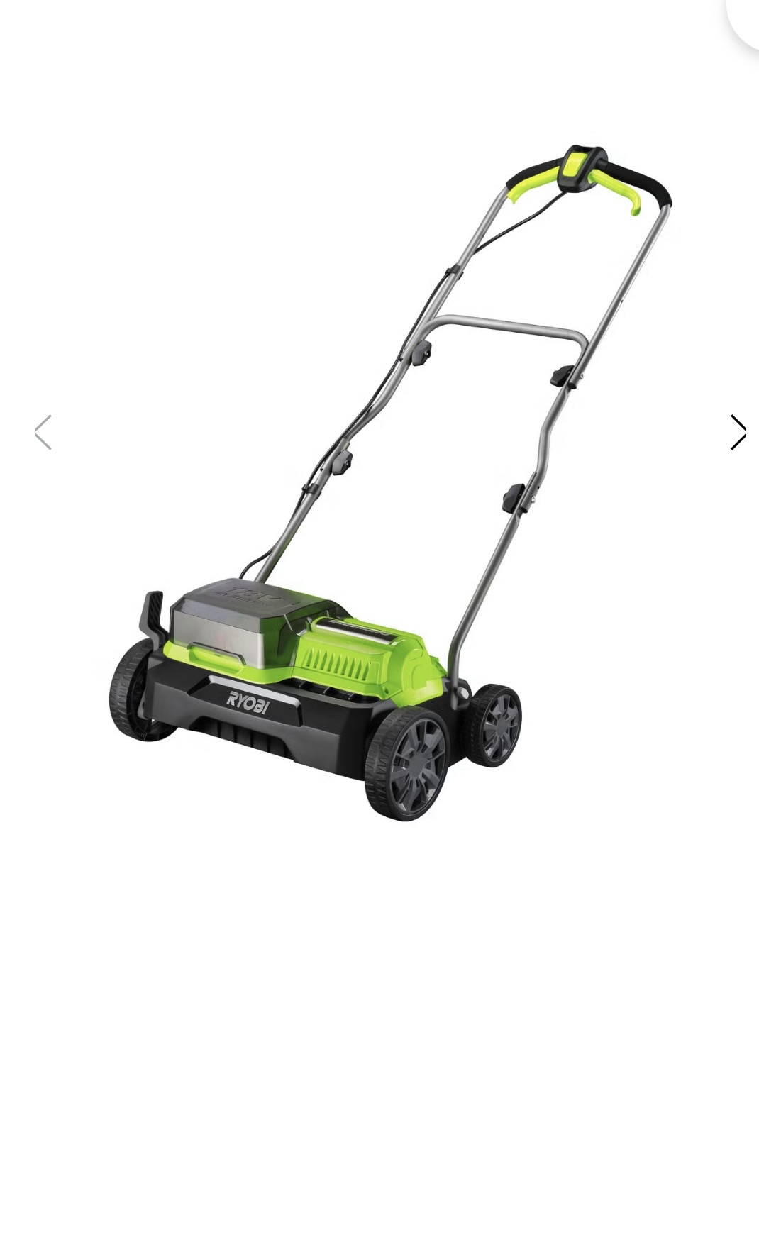 Vertikalskärare ryobi ink. mossrivare