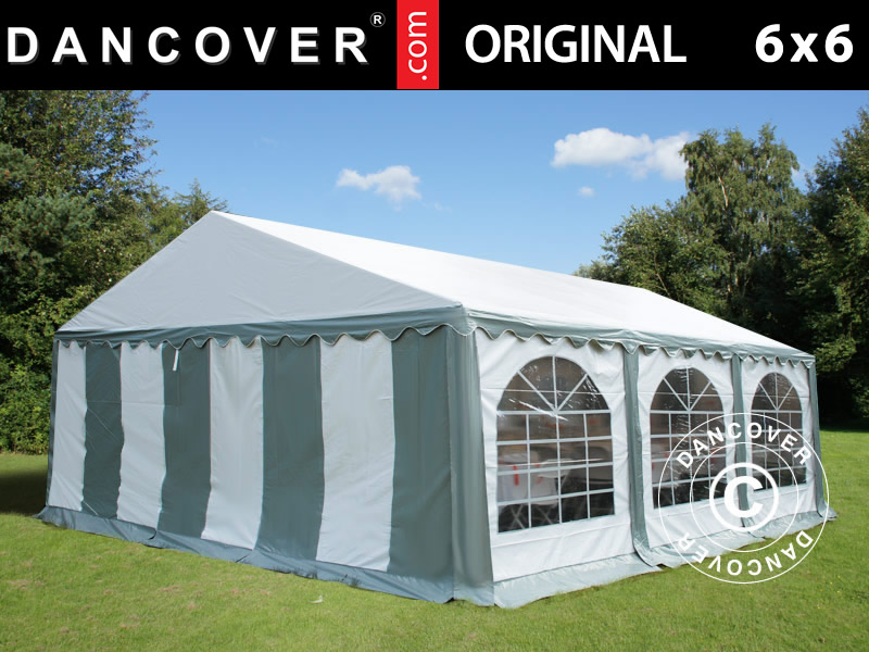 Partytält 6x6m + möbler