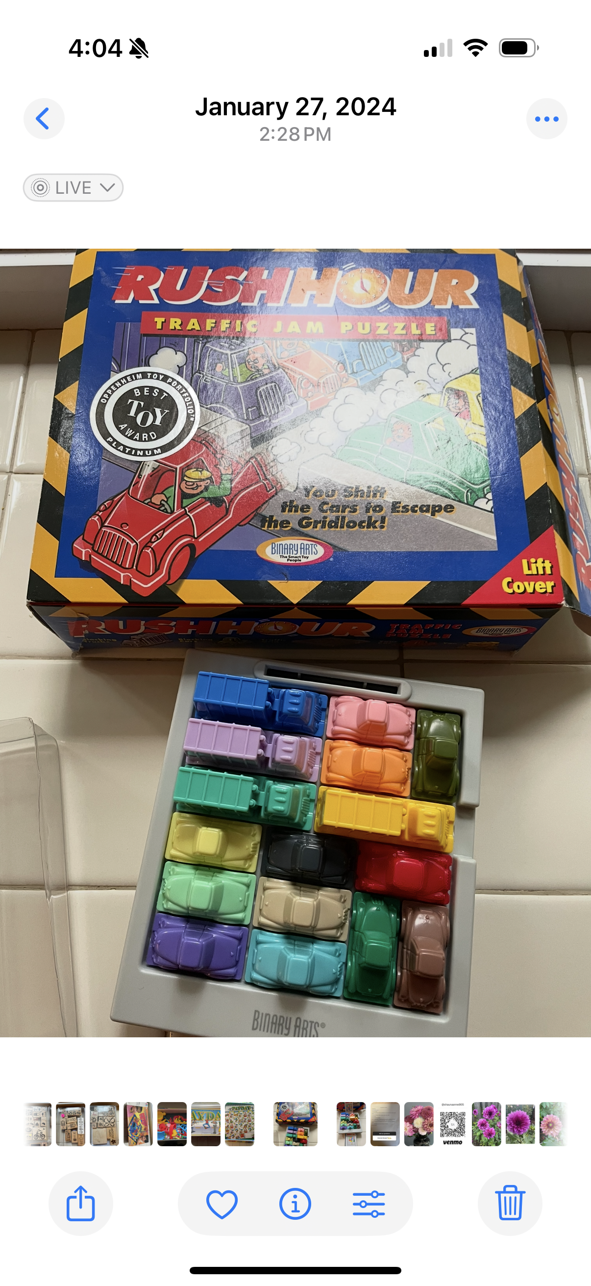 Rush hour family game