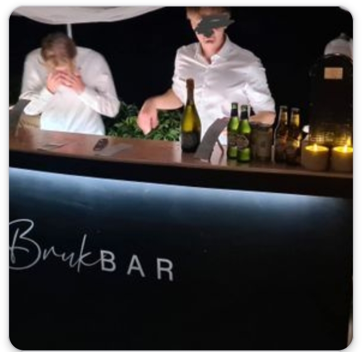 Bardisk med egen logo