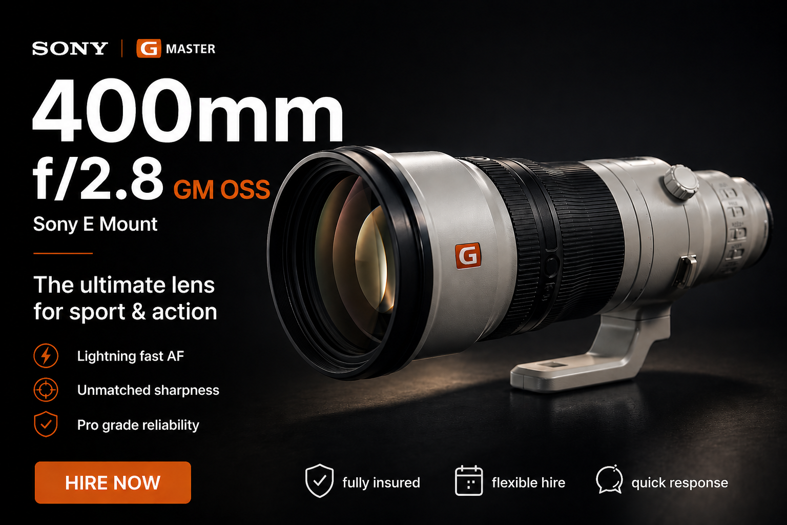 Sony fe 400mm f2.8 gm oss