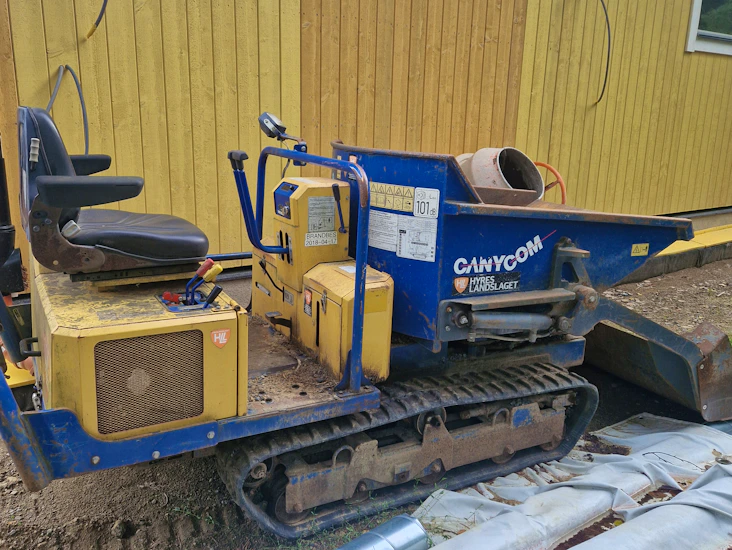 Själv lastade 1ton dumper