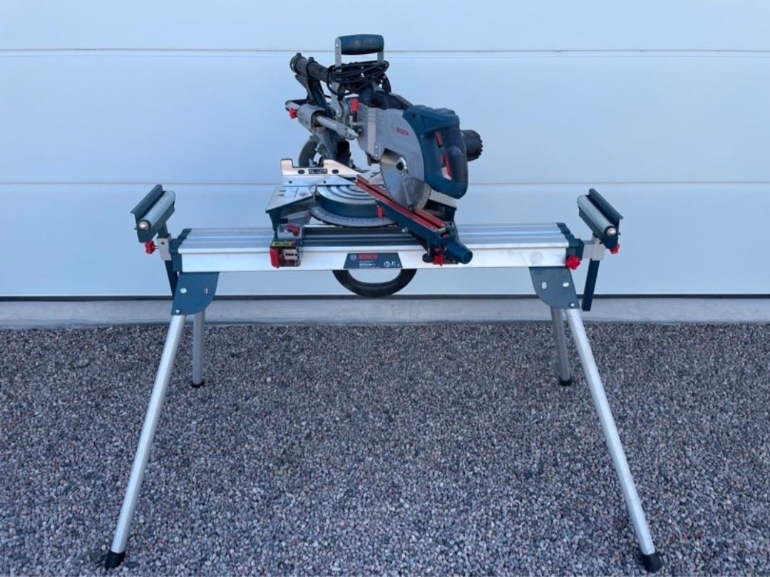 Bosch professional kap-/gersåg + stativ