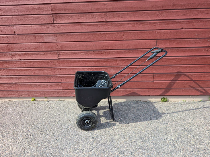 Spridare gödsel frö