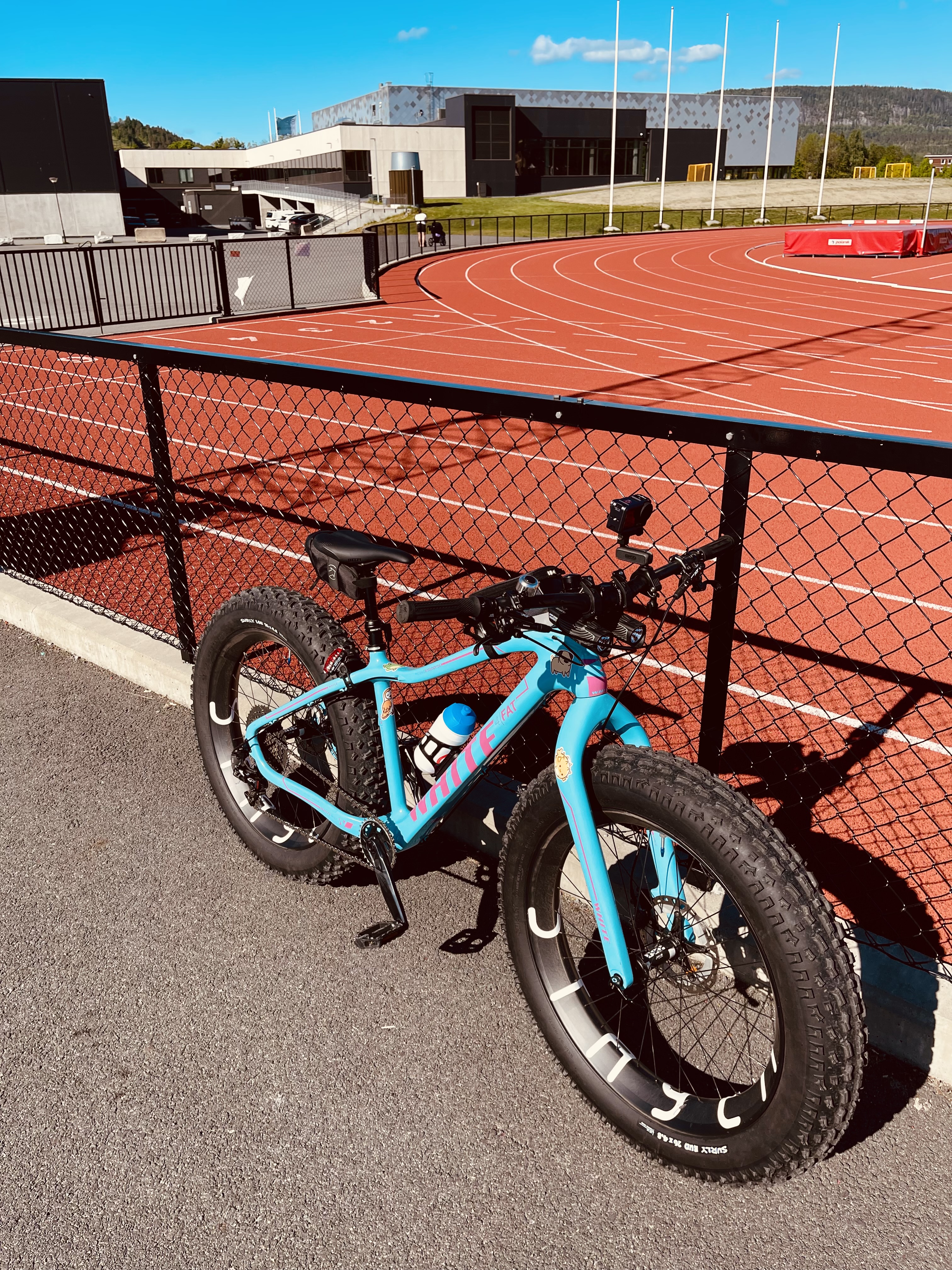 Fatbike karbon ramme i large 