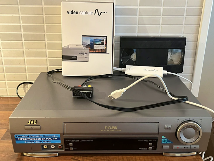 Elgato video capture + vhs-spelare - digitalisera vhs-band