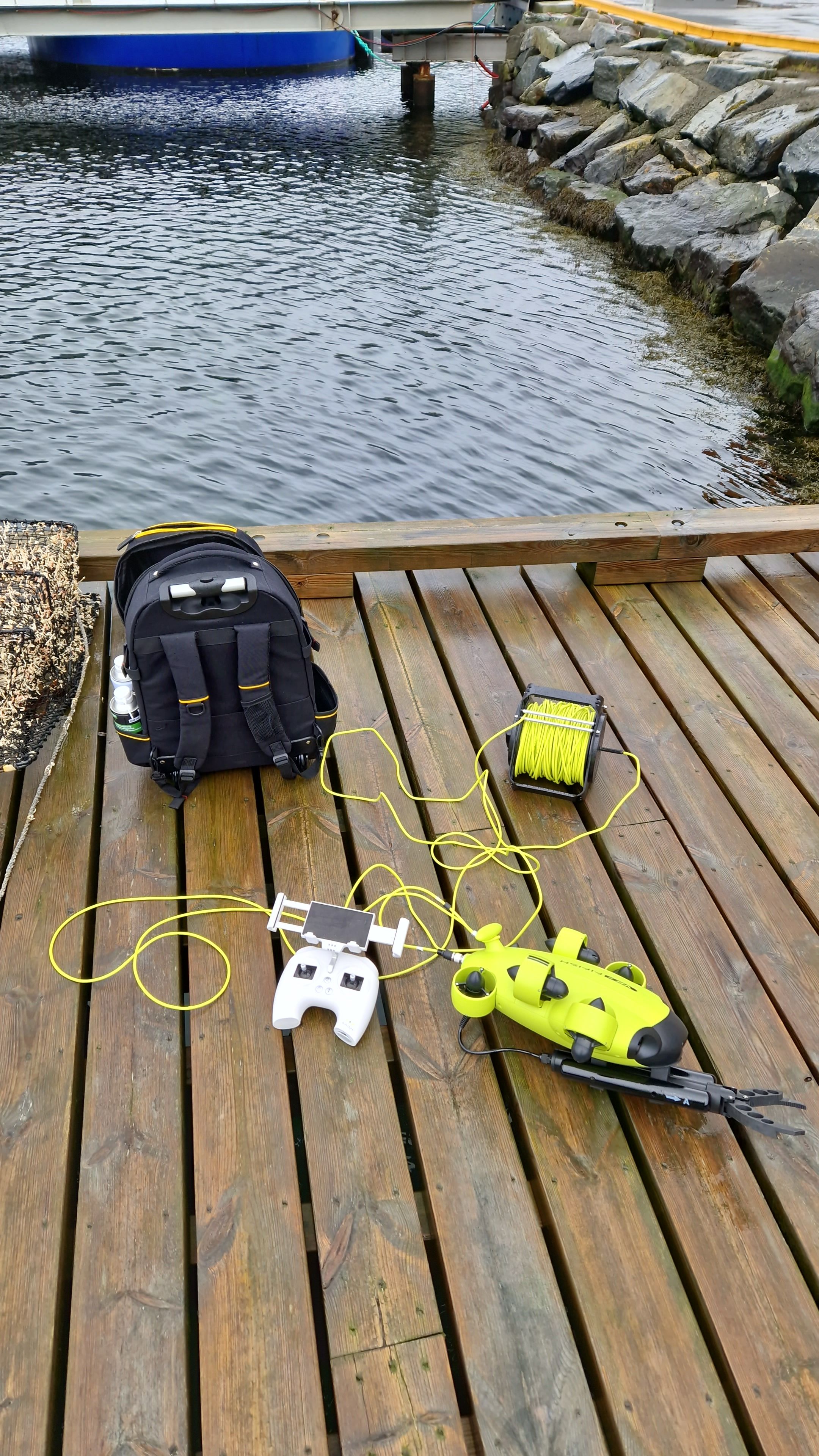 Fifish v6s 100m med gripeklo.