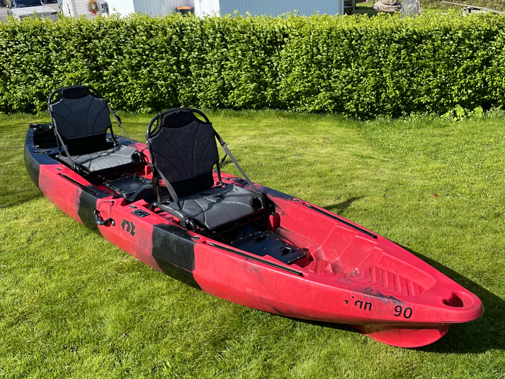 Tandemkajakk - perfekt for fisketurer eller tur med barn