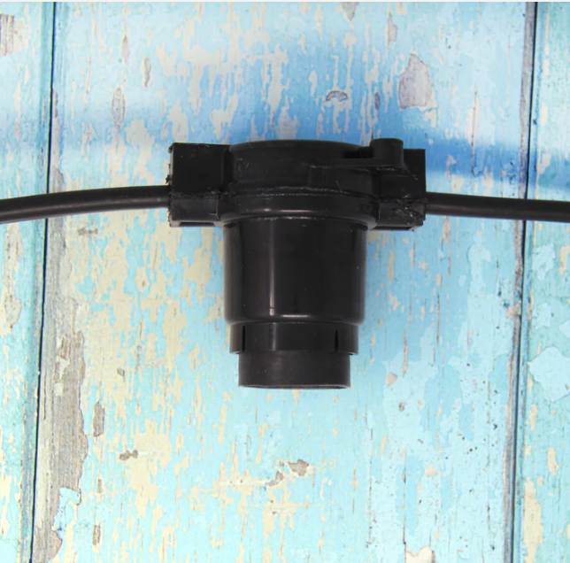 Heavy duty industrial outdoor festoon lighting