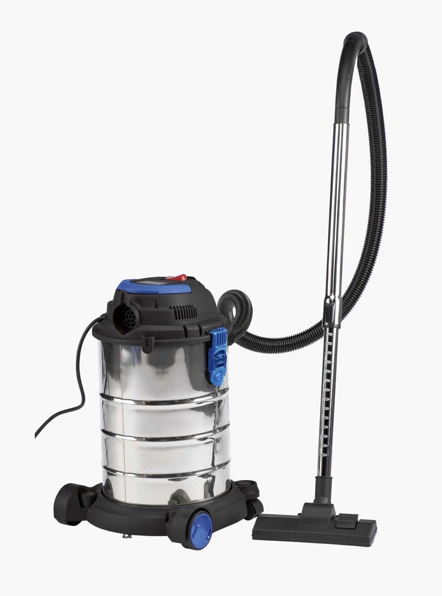 Grovdammsugare 25l med inbyggt eluttag (1200 w)