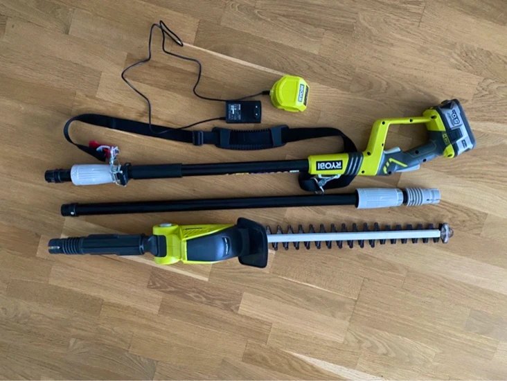 Häcksax med förlängningsarm