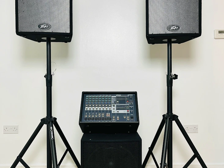 Complete pa system - for weddings, birthdays, parties.