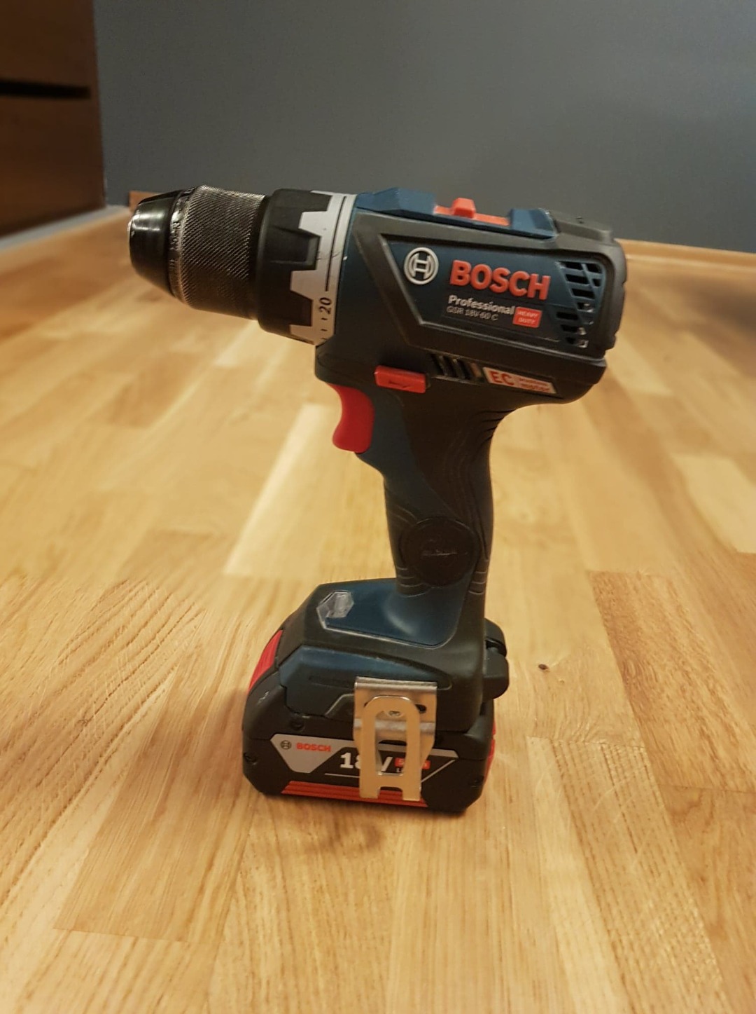 Bosch gsr 18v-60c (blå bosch)