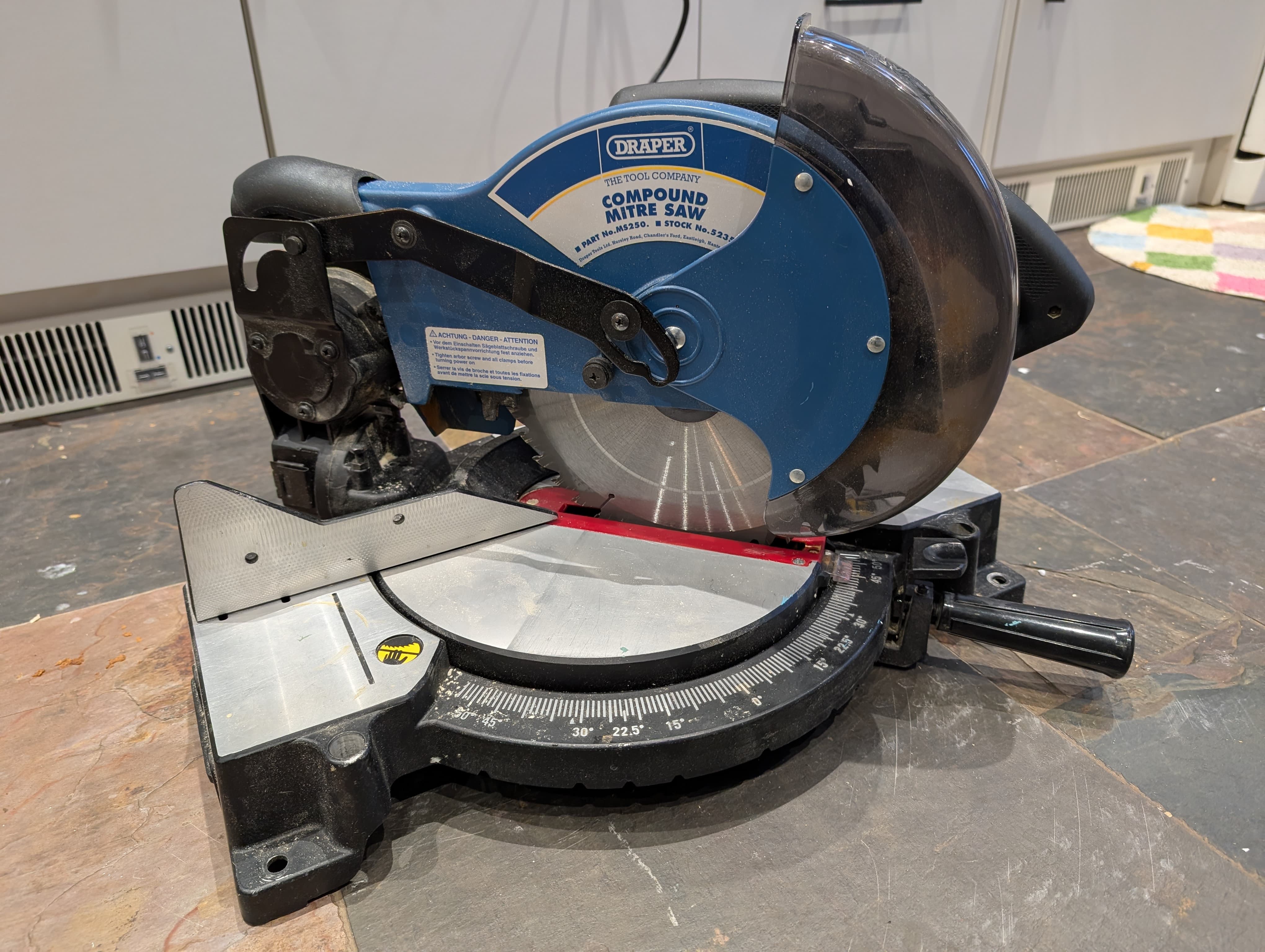Draper compound mitre saw miter