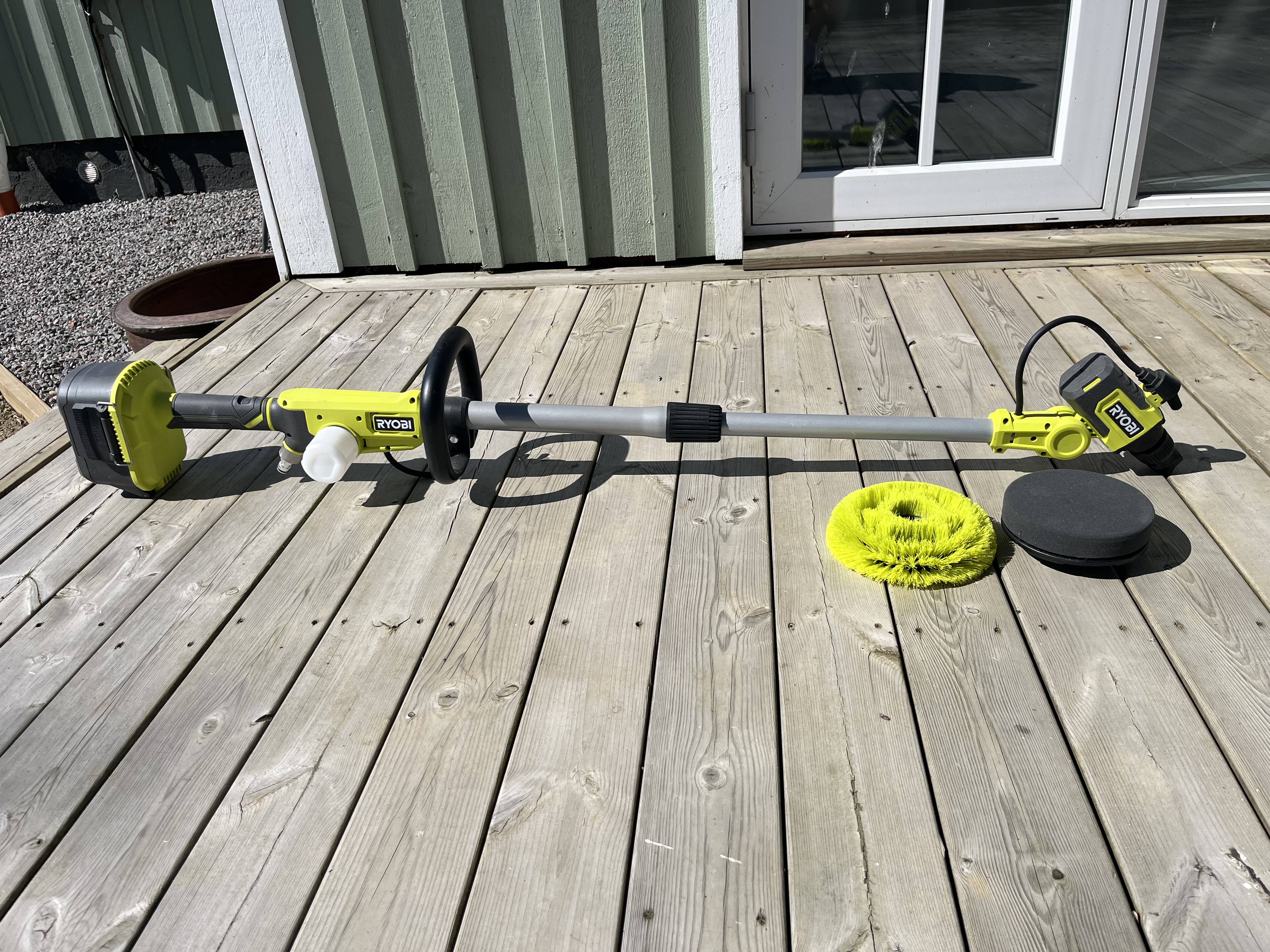Roterande tvättborste ryobi 